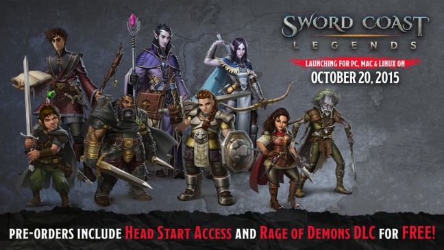 Premiera Sword Coast Legends Przesunięta na 20 Października 2015 r